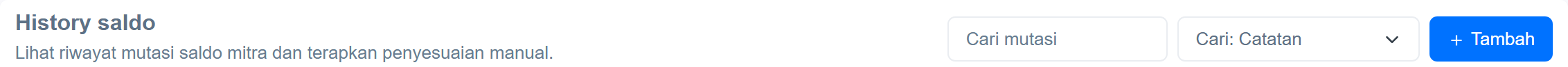 Toolbar halaman