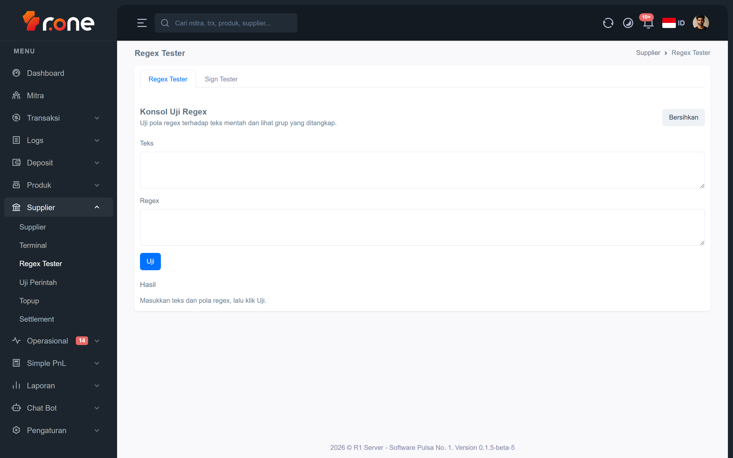 Regex Tester